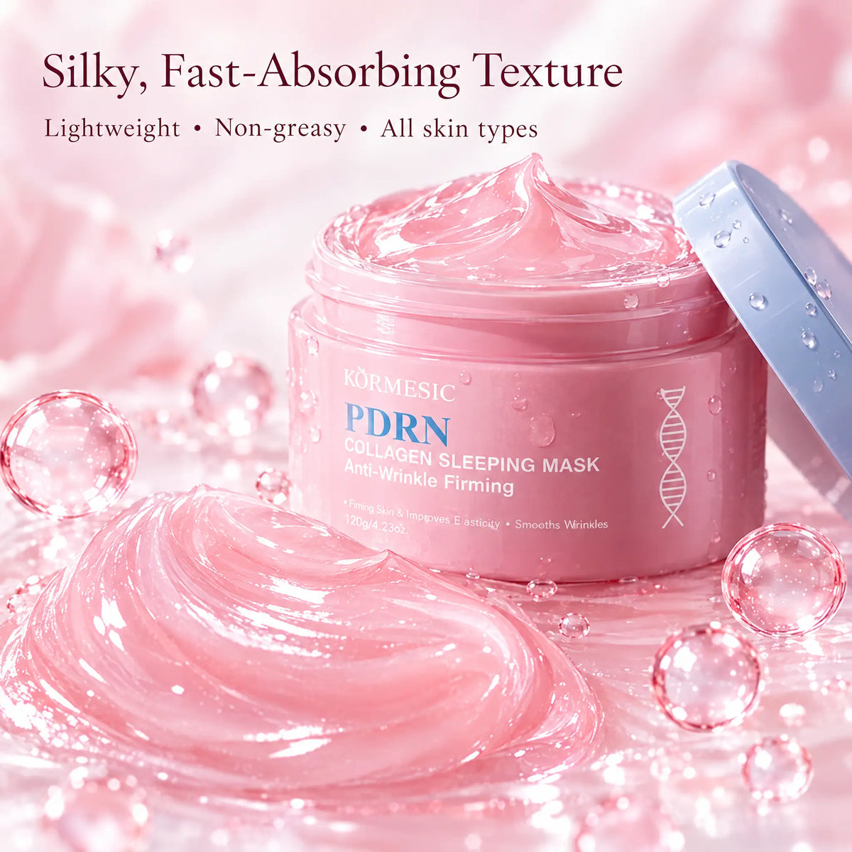 bScora PDRN Collagen Sleeping Mask texture