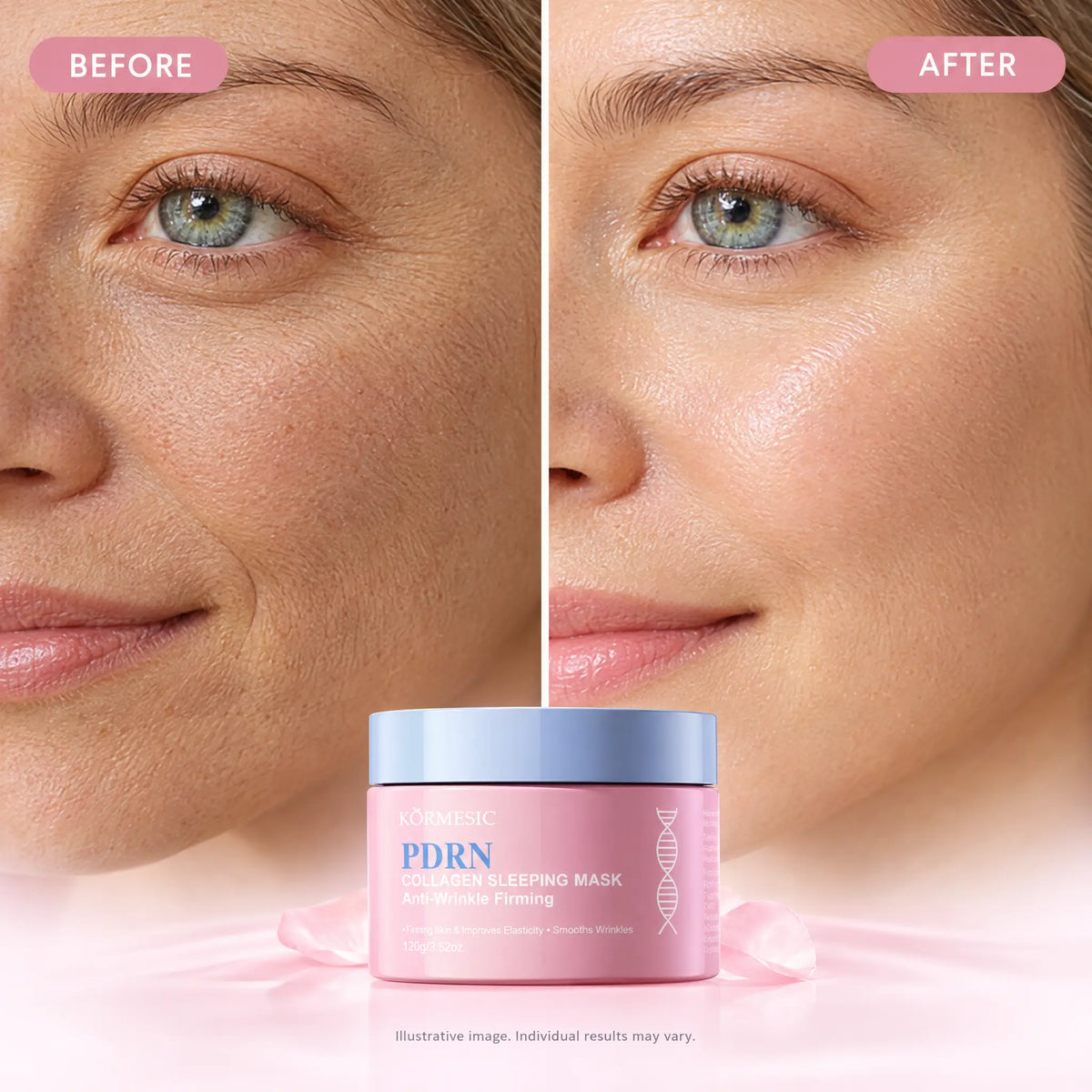 bScora PDRN Collagen Sleeping Mask key ingredients