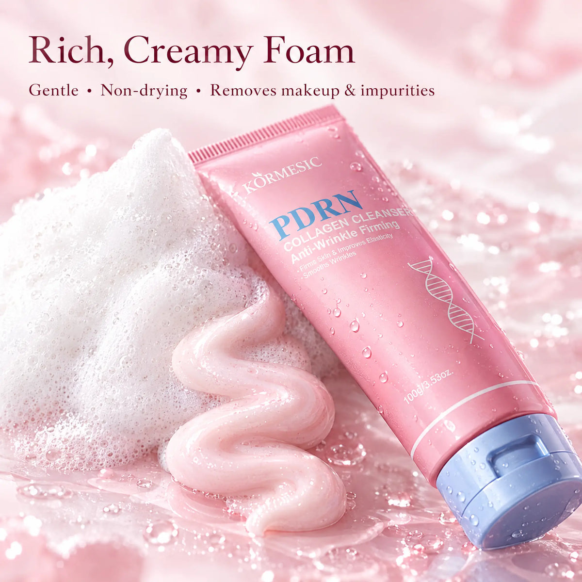 bScora PDRN Collagen Cleansing Milk texture